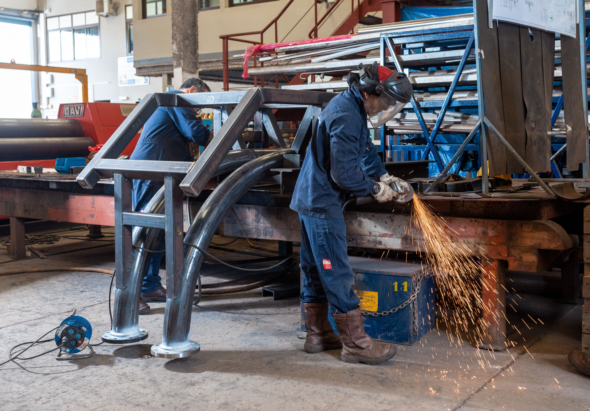 fabricación estructura metálica para plataforma petrolífera